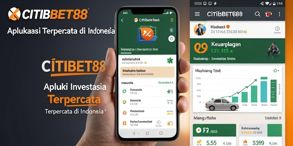 Tampilan antarmuka aplikasi CITIBET88 yang menarik dan fungsional.